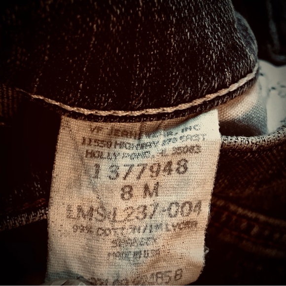 VINTAGE 90s Blu mom jeans high water bootcut high rise 8M - Picture 9 of 10